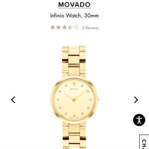 Brand New Movado Infinio Sapphire Watch